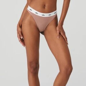 Icon High Cut Thong - Smokey Quartz